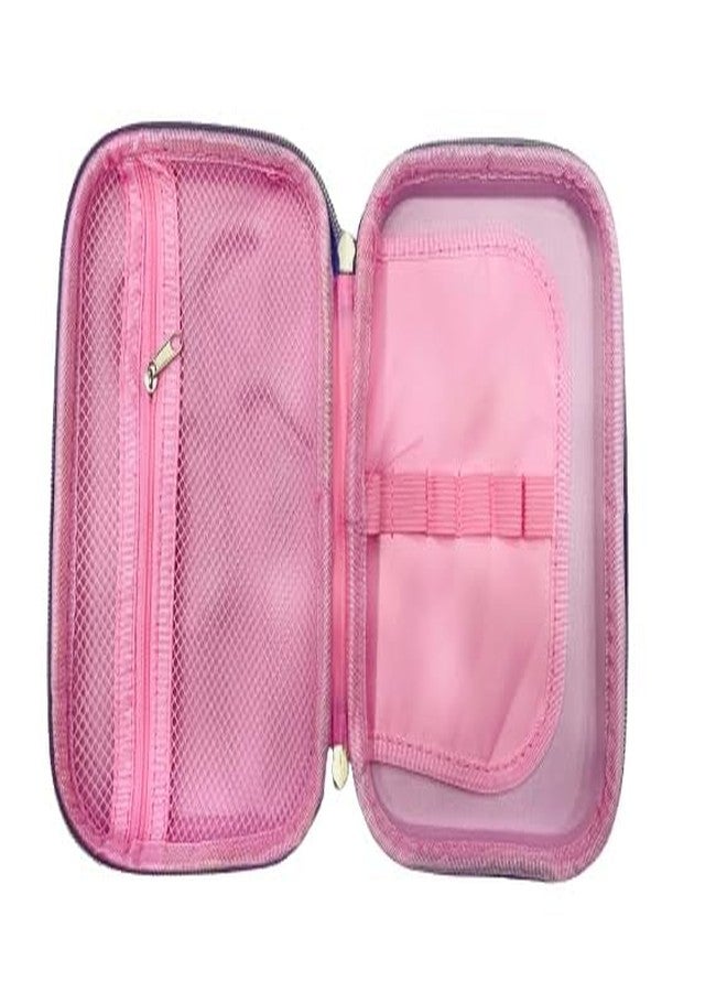 JUGTE Ethylene Vinyl Acetate (Eva) 3D Cover Pencil Case, Pencil Compass School Pouch Organizer For Students, Premium Stylish Pen Holder Pouch Stationery Box (Pencil Pouch Frozen) (Multicolor) - Image 4